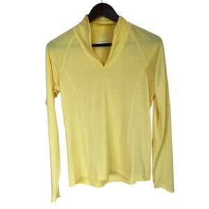 Columbia Yellow Omni-Freeze Advanced Cooling Running Workout Top - Medium